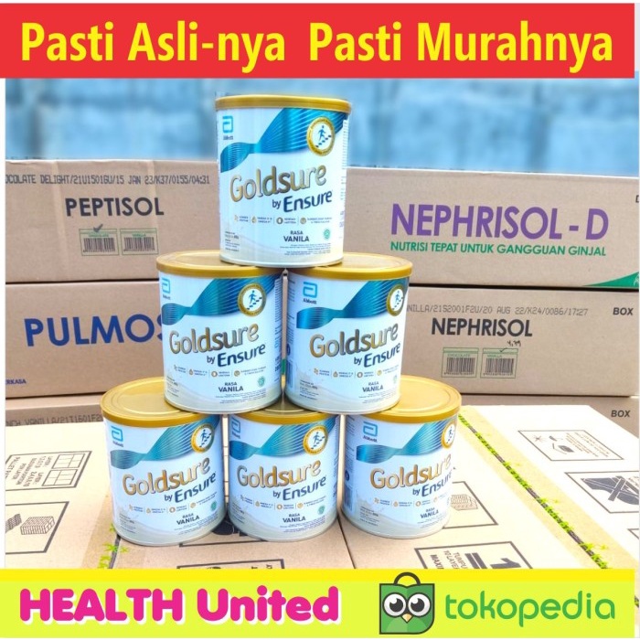 [ COD ] Goldsure Vanila 900 gr Goldsure by Ensure Susu Nutrisi Dewasa