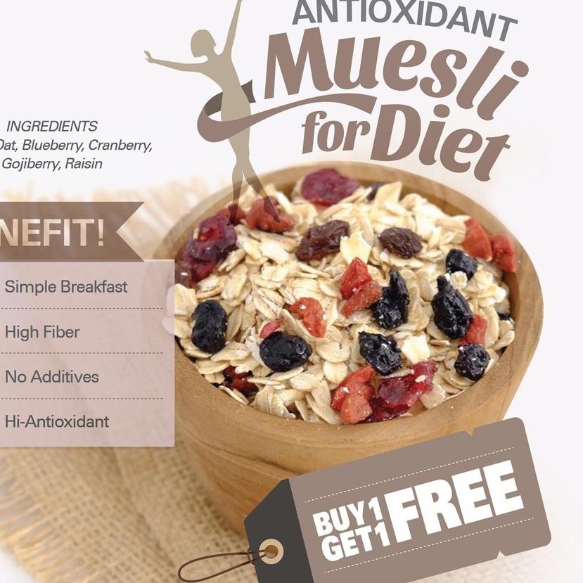 

✱ Buy 1 Get 1 Free Antioxidant Muesli (500gr x 2pc) ♦