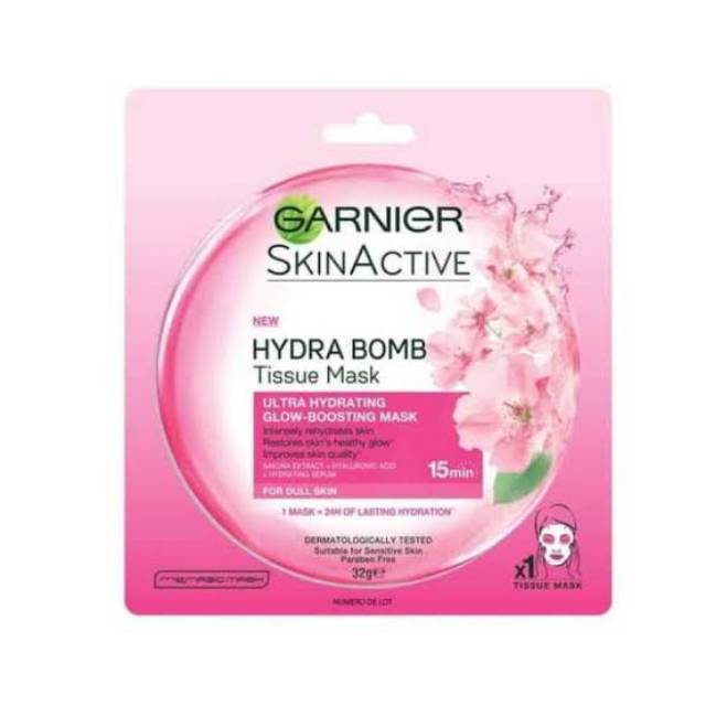 GARNIER HYDRABOMB MASK SAKURA