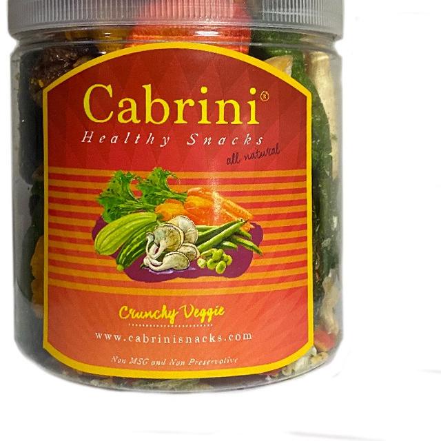 

♥ Cabrini Healthy Snacks - Crunchy Veggie ( 500 ml ) Keripik Sayur Premium ✤