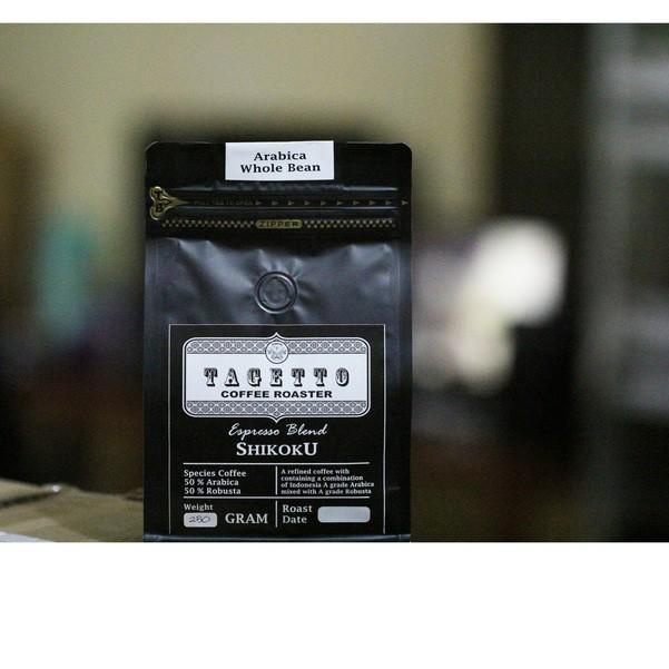 

❄ KOPI ESPRESSO BLEND SHIKOKU 250GR - ARABICA 50% & ROBUSTA 50% ✿