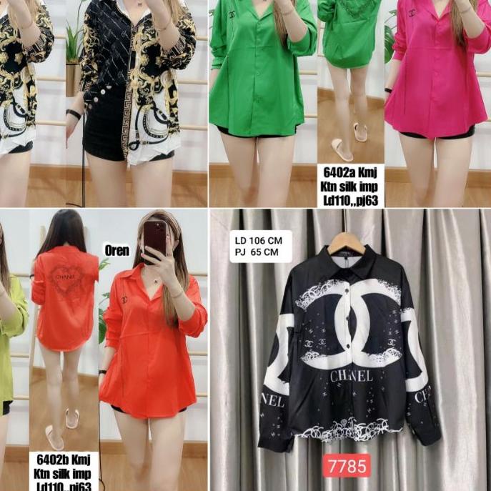 ✬ KEMEJA BANGKOK KATUN SILK IMPORT ֍