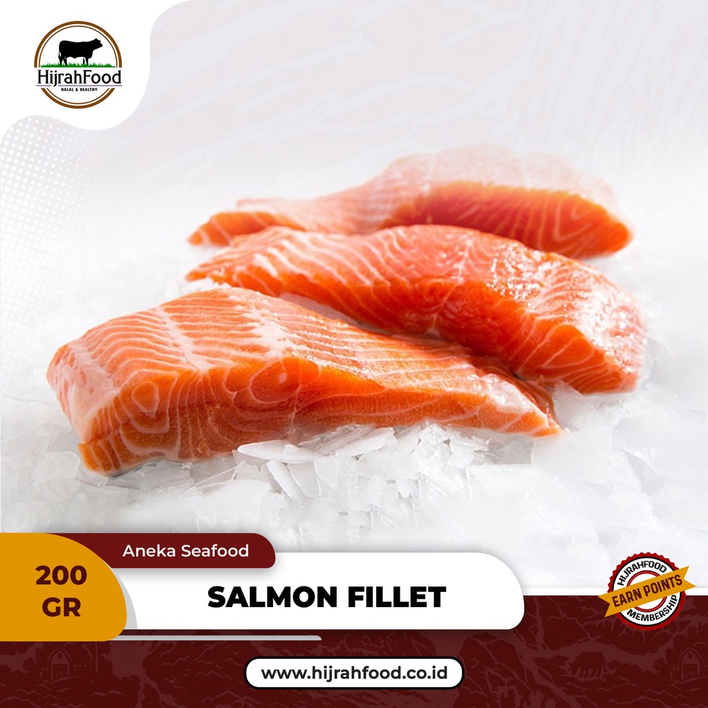 Jual Ikan Salmon Fillet Beku Atlantic Salmon Frozen Premium Shopee