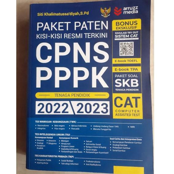

G93 BUKU TES CPNS PPPK TENAGA PENDIDIK 2022-2023 NEW ハ