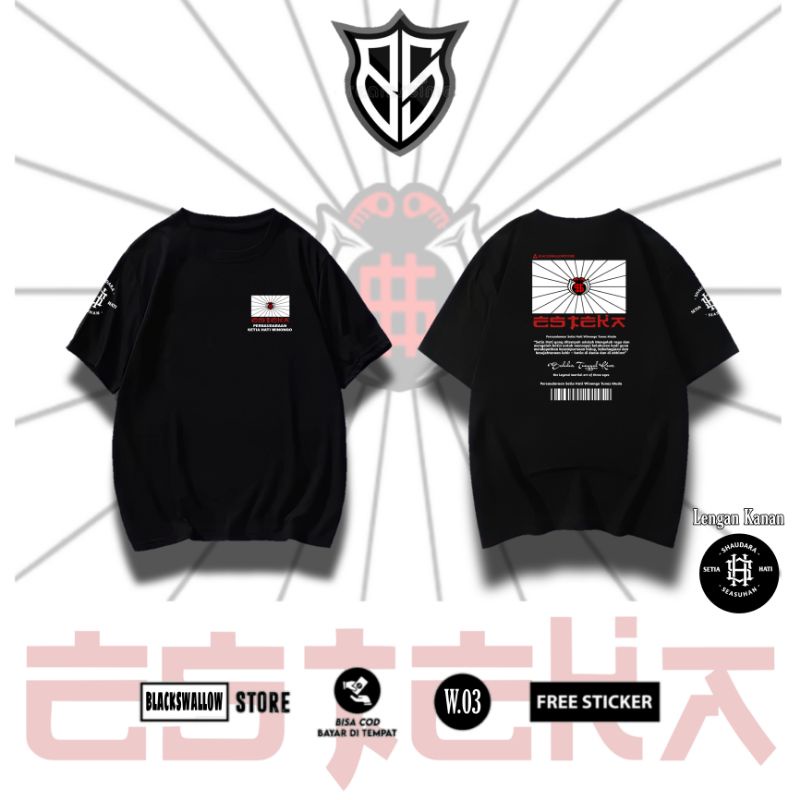 T-shirt PSHW-TM Japan V.2 | Kaos PSHW-TM JAPAN | Blackswallow Store | STK 1903