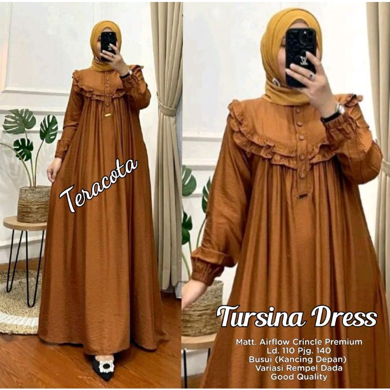 TURSINA BAJU GAMIS WANITA TERBARU BY MEGA