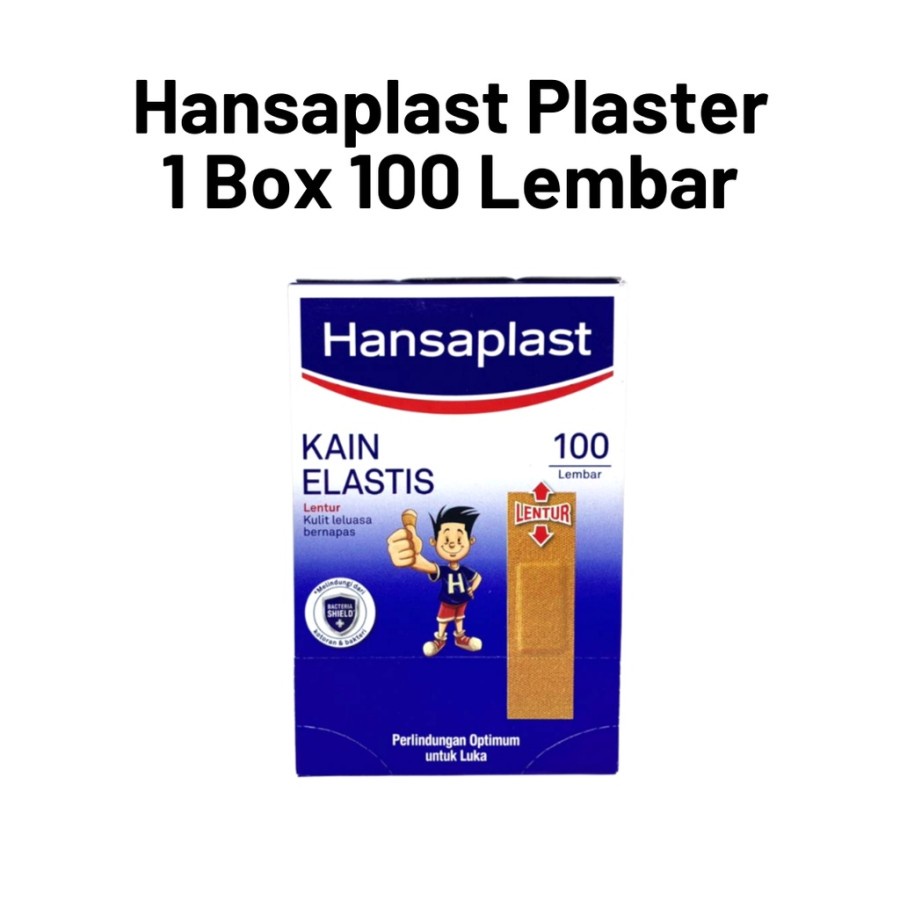 Hansaplast Kain Elastis Pelindung Pembalut Luka - 10 Lembar