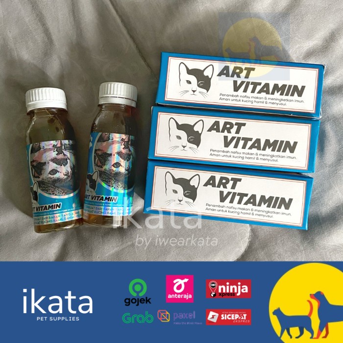 Terlaris Art Vitamin Kucing Free Spuilt(Peningkat Imun, Mempercepat Penyembuhan