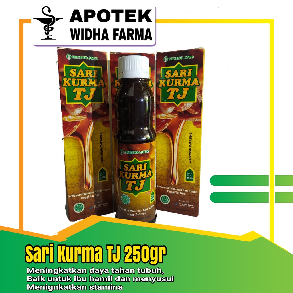 

Sari Kurma TJ 250 gram untuk membantu menjaga stamina tubuh