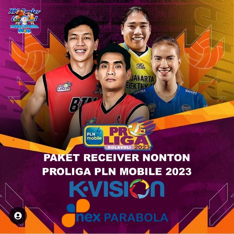 Paket Proliga 2023 / K-Vision & Nex Parabola / Garuda / Paket TV Proliga PLN Mobile 2023 / Paket Bol