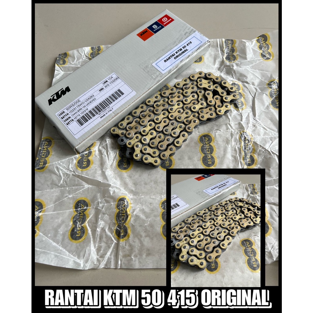 Rantai 415 Rantai KTM / Husqvarna 50cc SX/TC Original KTM