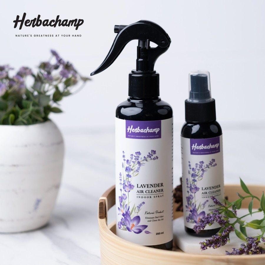 Herbachamp Lavender Air Cleaner Spray / Spray Pembersih Udara Alami