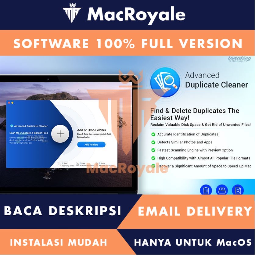 [MacOS] Advanced Duplicate Cleaner‬ Full Version Lifetime Full Garansi