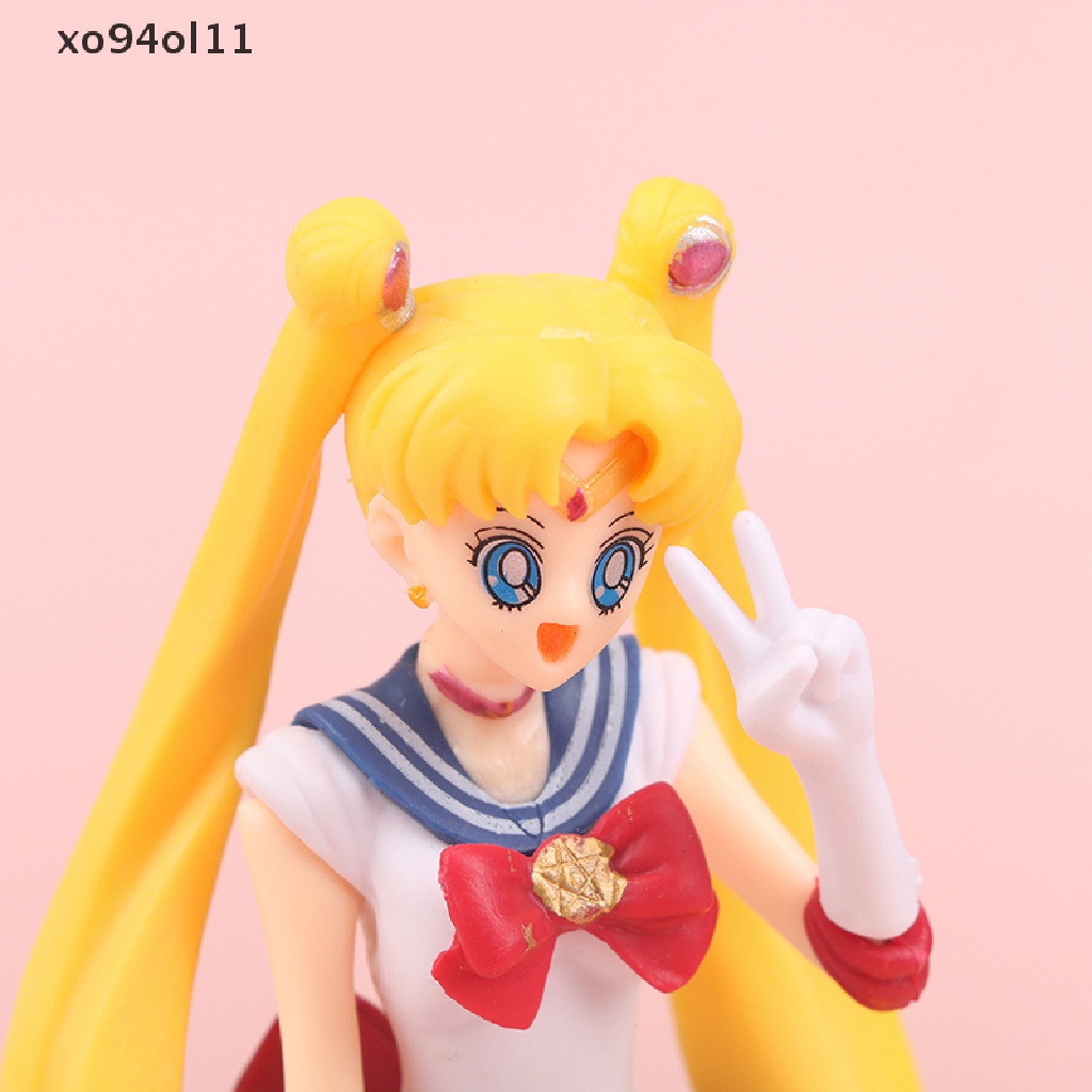 Xo Anime Figure Sailor Moon Tsukino Action Figure Boneka Dekorasi Model Mainan OL