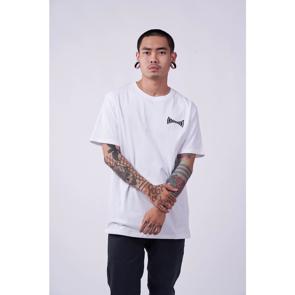 Independent Span White Tee