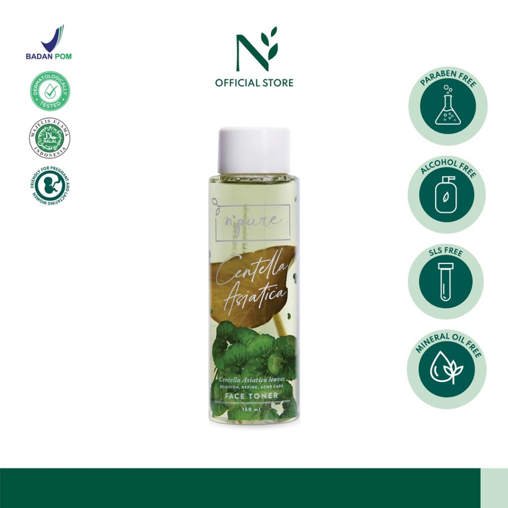 [ FREE ONGKIR ] NPURE Face Toner Centella Asiatica - Cica Series Toner Wajah BPOM