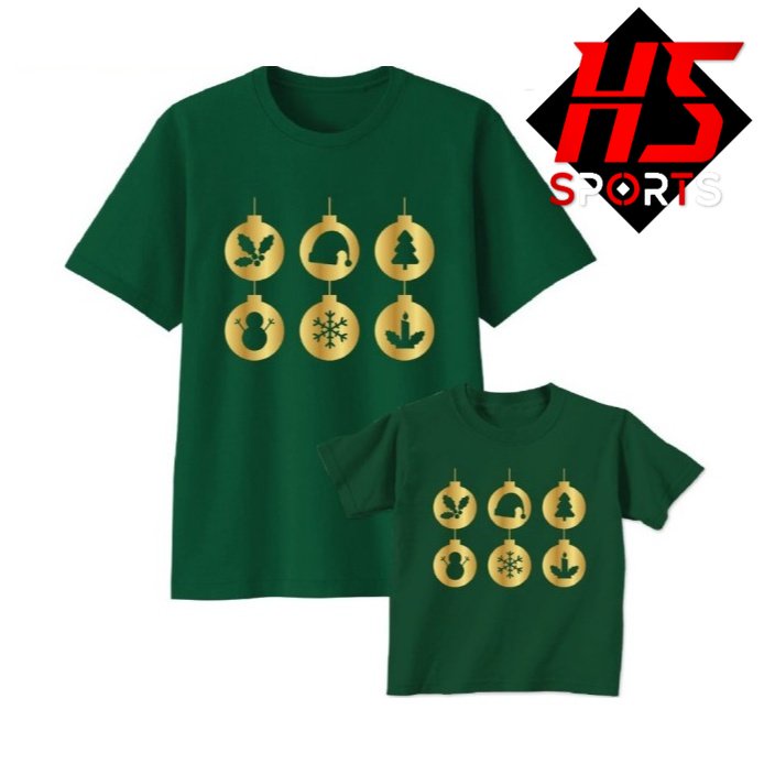 KAOS NATAL ORNAMEN - BAJU NATAL CHRISTMAS ORNAMEN LUCU - TSHIRT NATAL