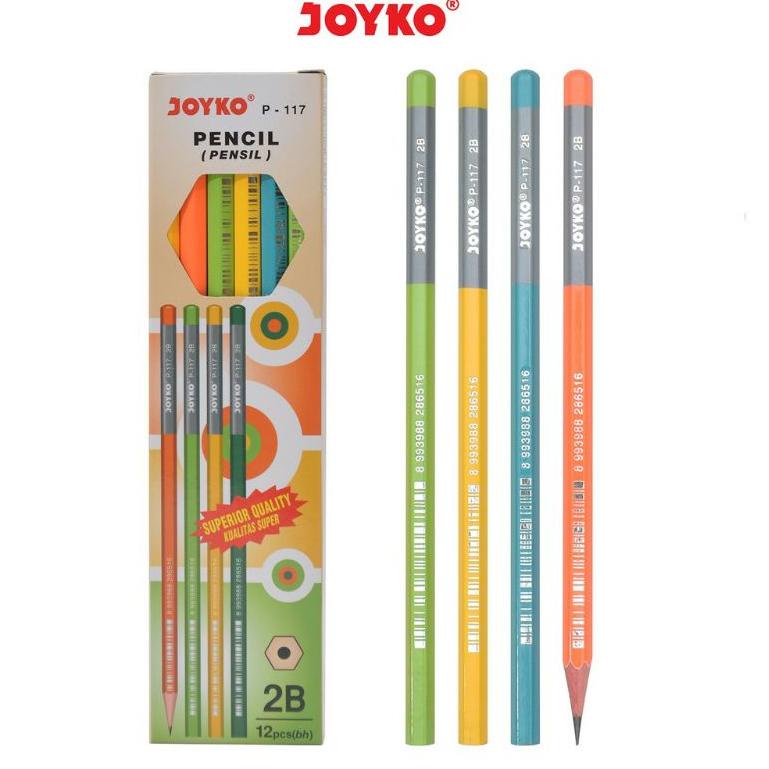 

I39 Pencil / Pensil Joyko P-117 / 2B / 1 BOX 12 PCS TERLARIS ㊣