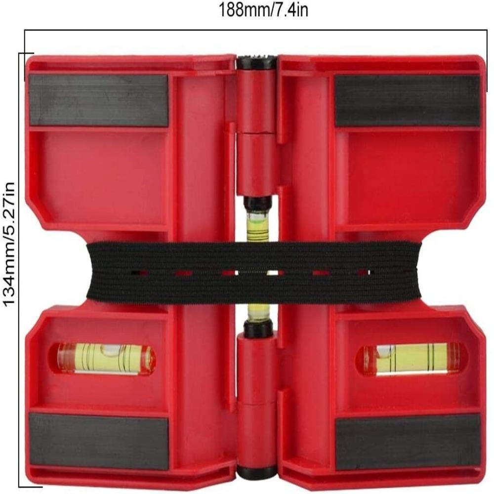 Lanfy Angle Gauge Waterpas Alat Ukur Level Penggaris Horizontal Bubble Level Aktivitas Tabung Sudut Meter Goniometer Penggaris Sudut Horizontal Penggaris Siku Lereng