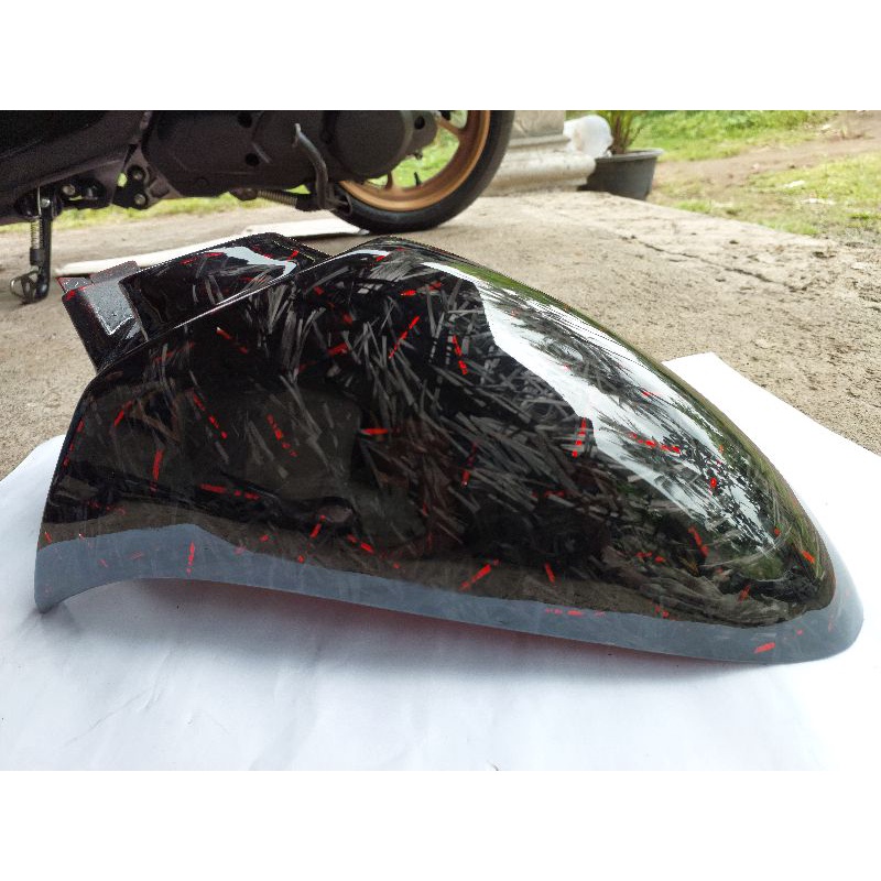 Spakbor depan scoopy 2019-2021 carbon forged & hexagon