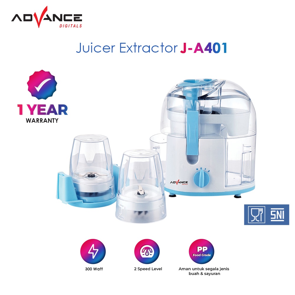 ADVANCE Juicer Ekstraktor Juice Pemisahan Residu Portable Mesin J-A401