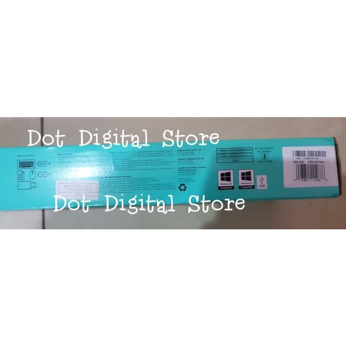 Logitech MK 215 mk215 Wireless Combo Keyboard & Mouse - Hitam garansi