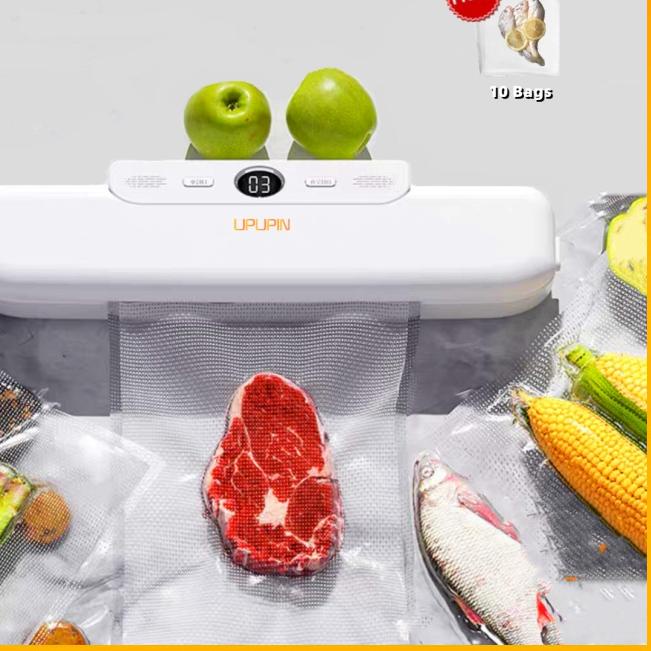 ➫ UPUPIN Vacum sealer fresh cerdas makanan  food packing machine mesin vacuum sealer makanan ✲