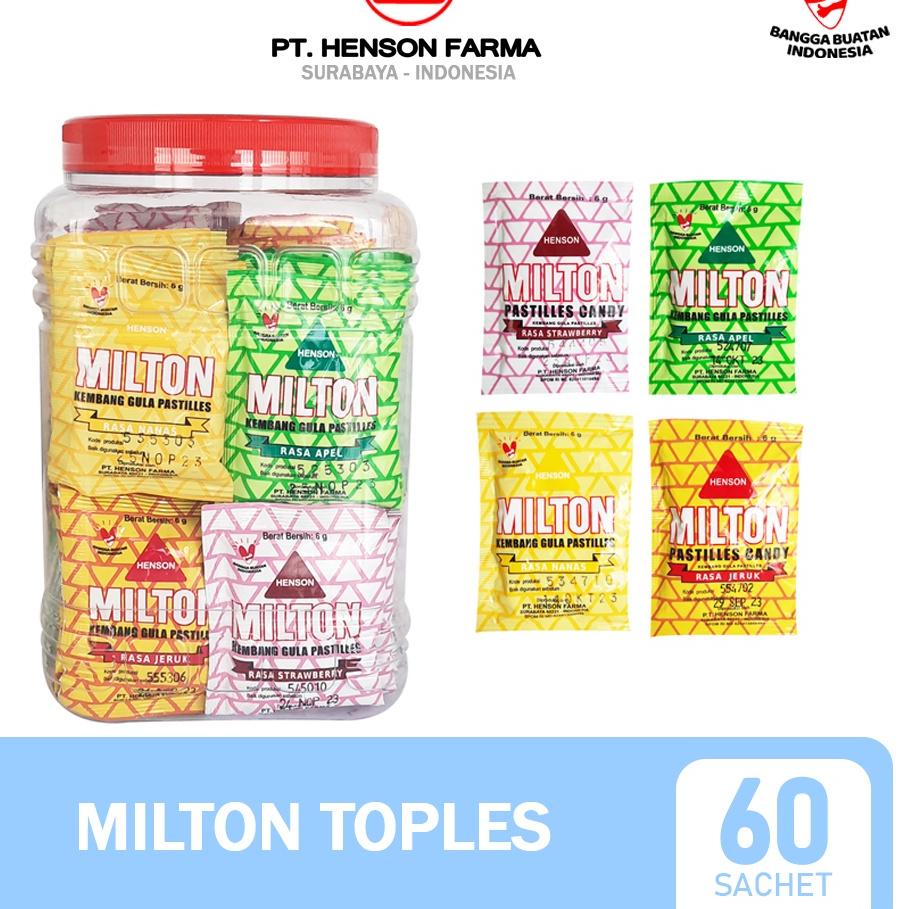 

✈ Milton Pastilles Toples Isi 60 Sachet ○