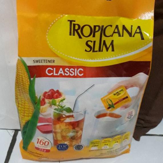 

♦ Tropicana Slim sweetener classic Gula Jagung Rendah Kalori Isi 160sachet ❋