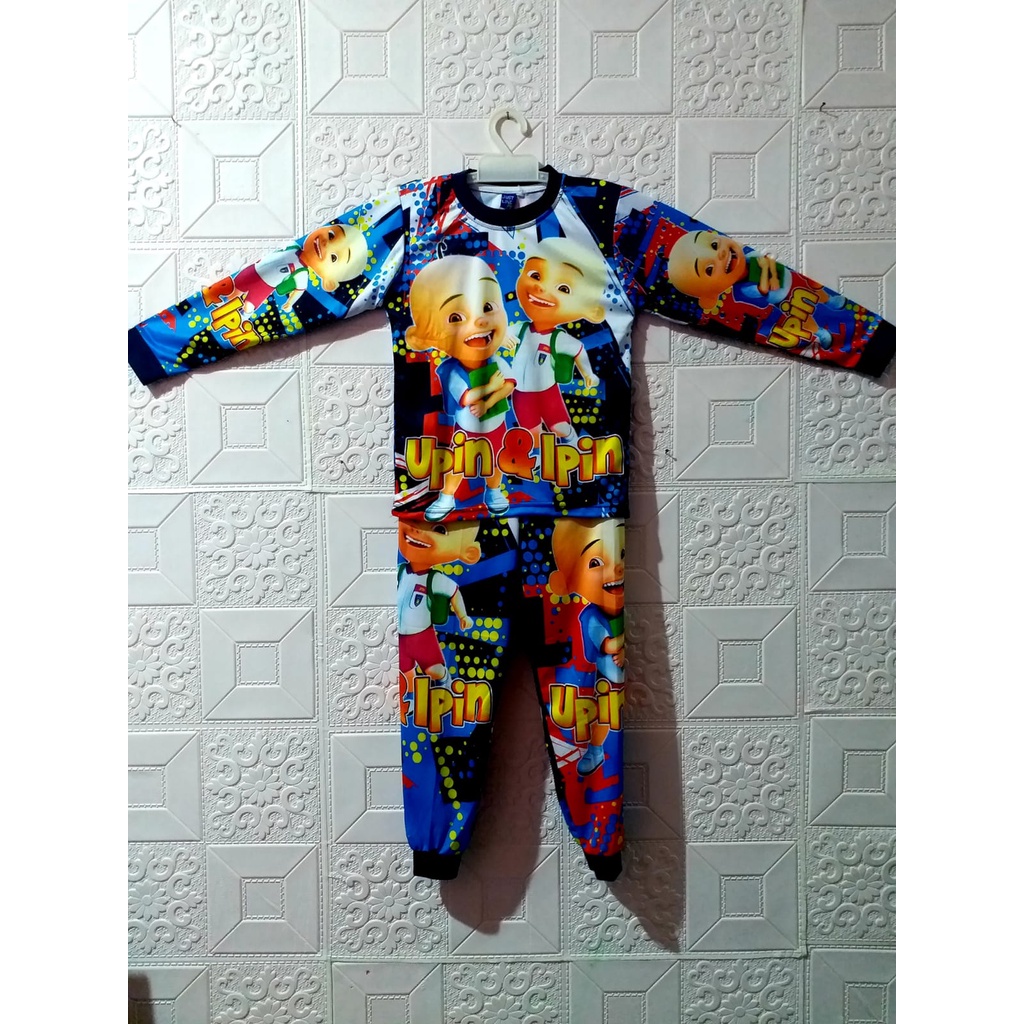 SETELAN UPIN IPIN LENGAN PANJANG 2-10 THN | SETELAN UPIN IPIN PANJANG | SETELAN UPIN IPIN ANAK LAKI 