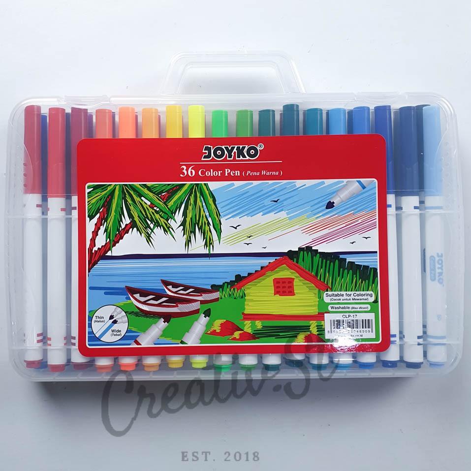 

Serbu Grosir Joyko Color pen Pulpen 36 Warna CLP-17