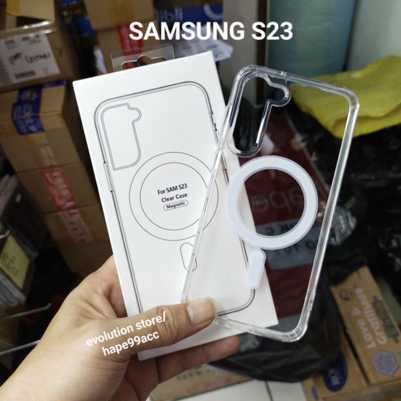 Samsung S23 S23 Plus S23 Ultra clear case magsafe magnetic