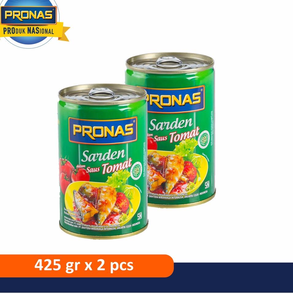 

☑ PRONAS Sarden Tomat 425 g Bundling 2 pcs ۝