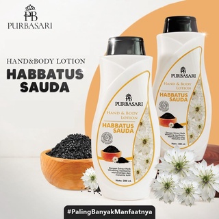 ★ BB ★ Purbasari Hand &amp; Body Lotion Habbatussauda 100ml - 200ml - Lotion Habbatussauda