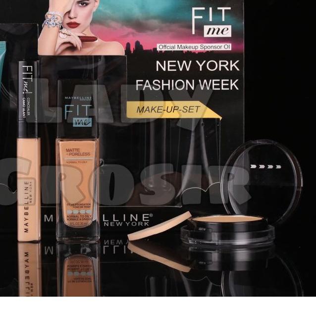 ♝ Maybeline Fit Me 4in1 / Make Up Set Maybeline Fit Me 4in1 / Paket Komplit 4in1 ☎