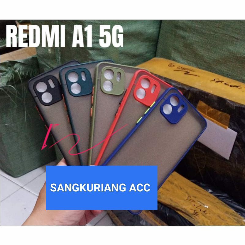 Slicon Softcase Aero Xiaomi Redmi A1 5G Slicon Casing pelindung Camera