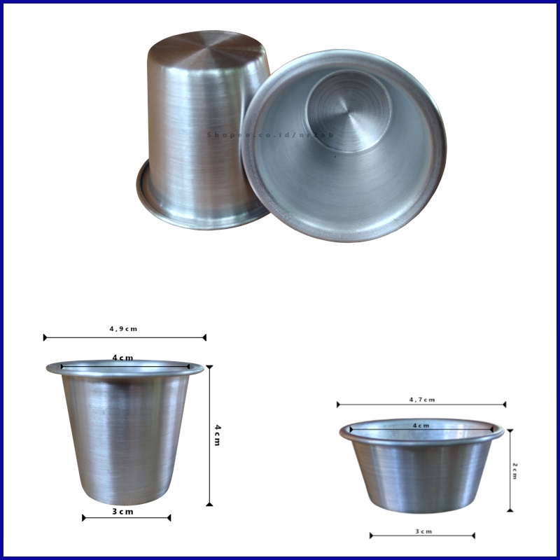 Alumunium Cetakan Kue Siomay / Loyang Kue Talam