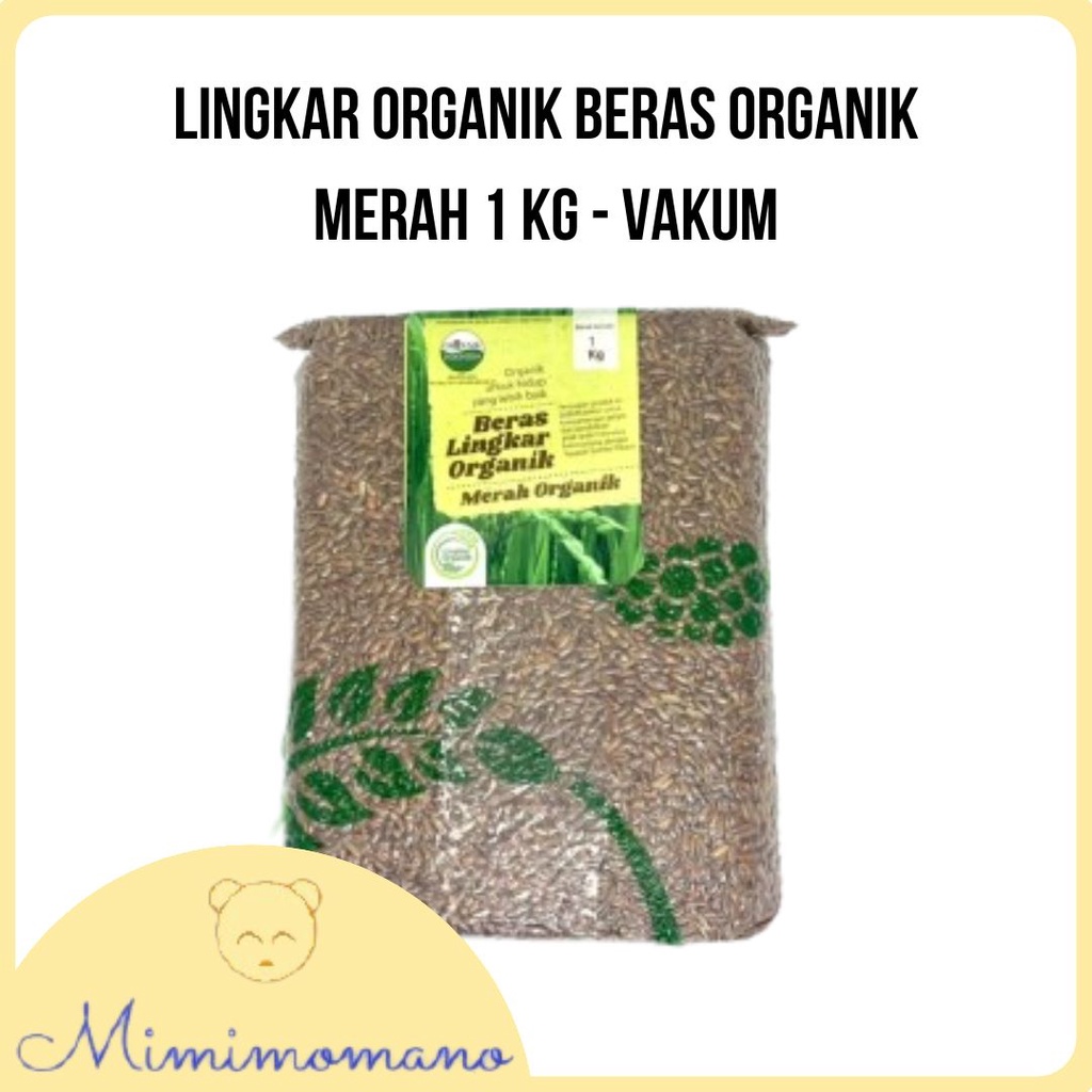 

Beras Merah Organik 1 kg / Organic Red Rice 1kg / Lingkar Organik