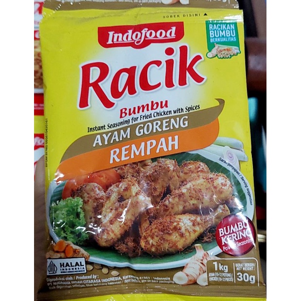 Bumbu Indofood Racik 20 gr/ Indofood bumbu kaldu 20 gr