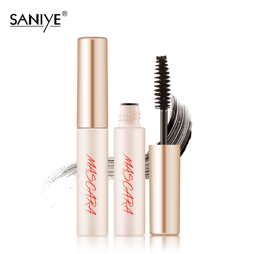 [100% ORIGINAL] SANIYE Black Professional Anti-Water Mask Eyelash Extend Curling Mascara Gel M1063