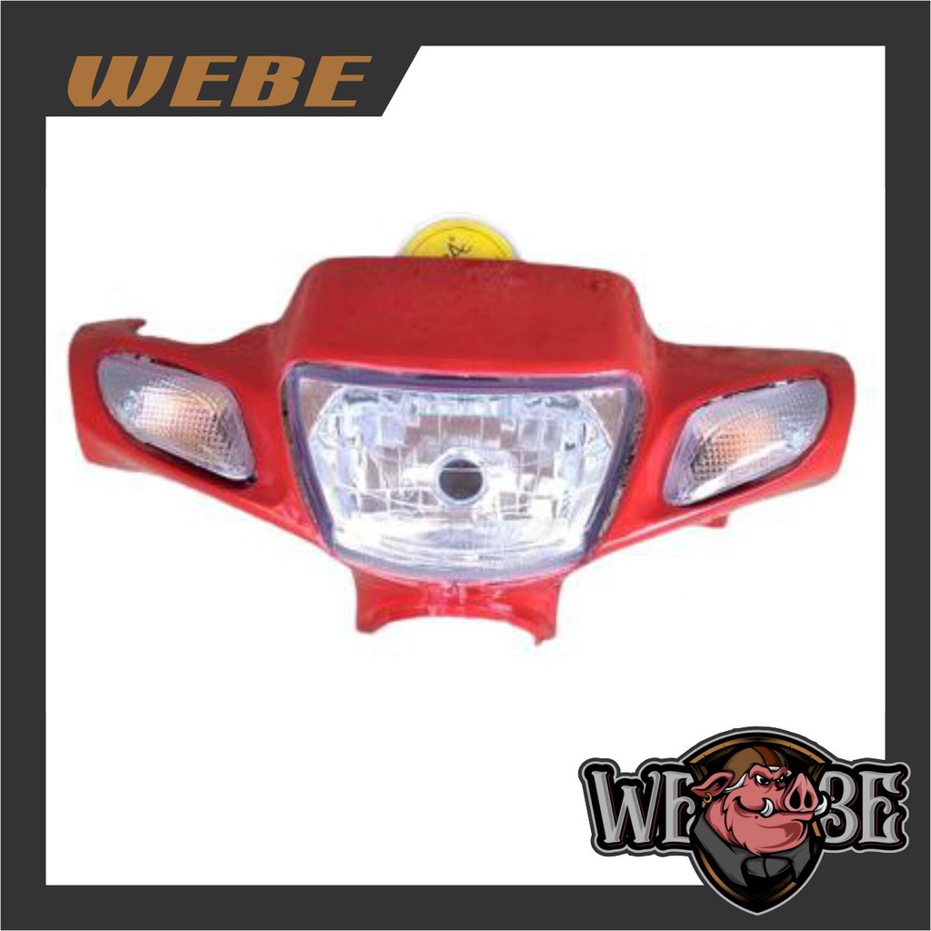 batok f1zr / batok depan fiz r set lampu warna MERAH