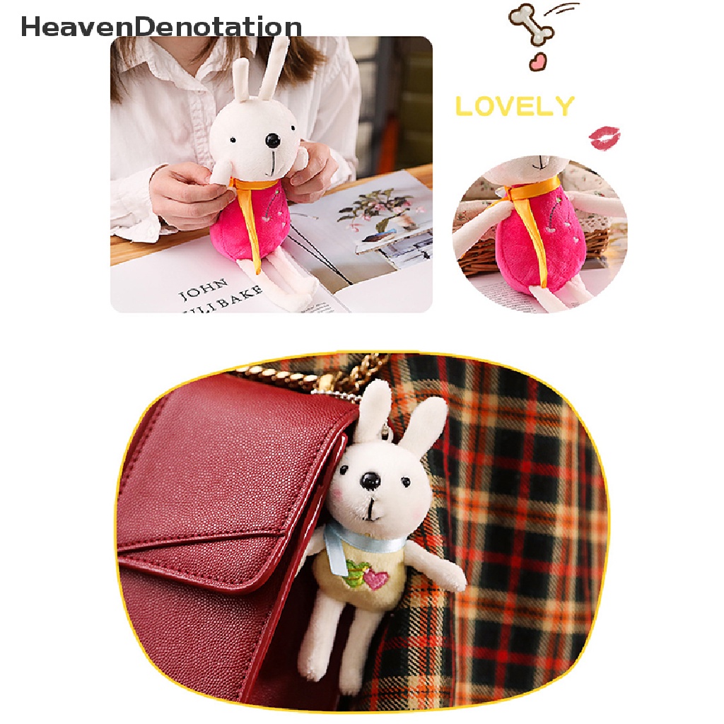 [HeavenDenotation] 1pc Lucu Kelinci Lembut Boneka Plush Animal Bunny Mainan Untuk Bayi Perempuan Anak Hadiah Boneka HDV