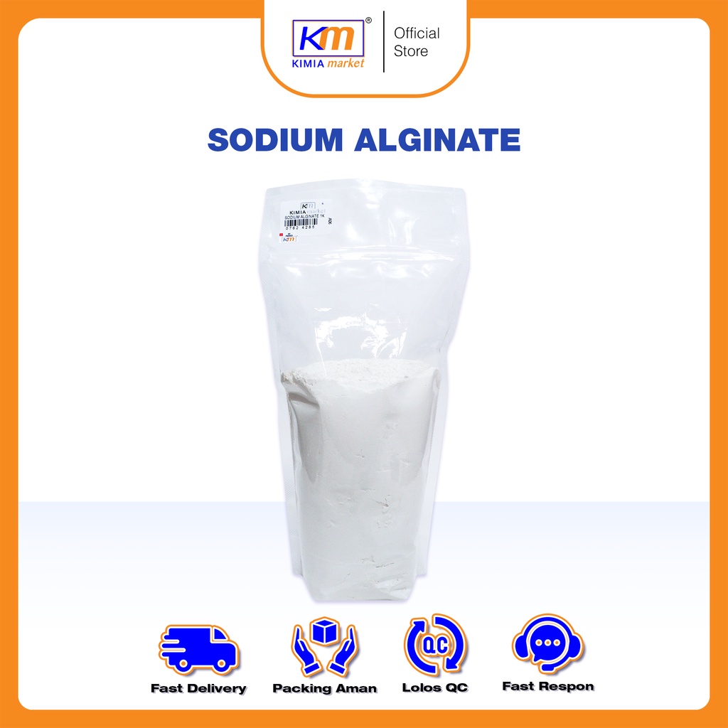 

Sodium Alginate 1kg Food Grade Natural Thickening Powder & Gelling Agent for Cooking