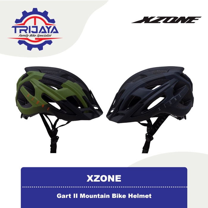 XZone Gart II Mountain Bike Helmet Helm Sepeda