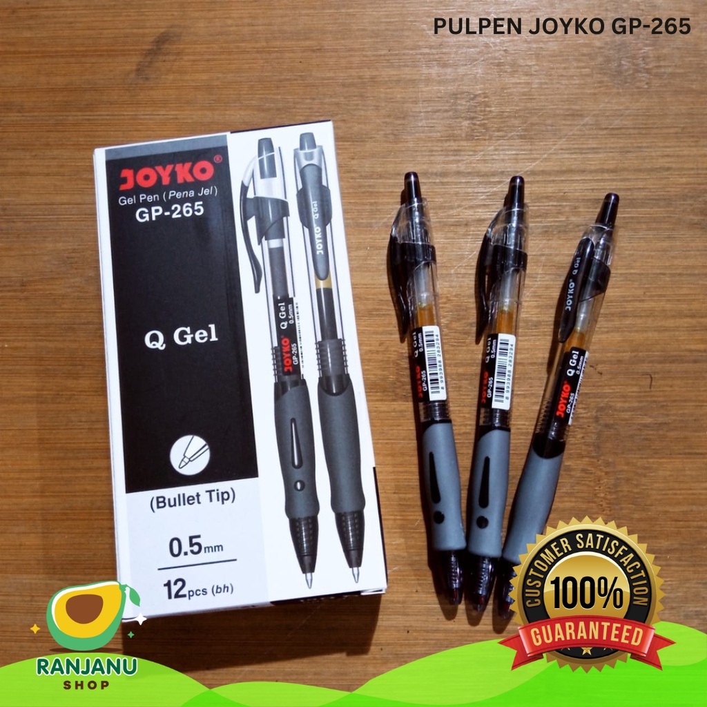 

Terlaris ✨ -Pulpen Joyko Gel GP-265 / Pulpen Gel Joyko 265 ( Lusin )- 2.2.23