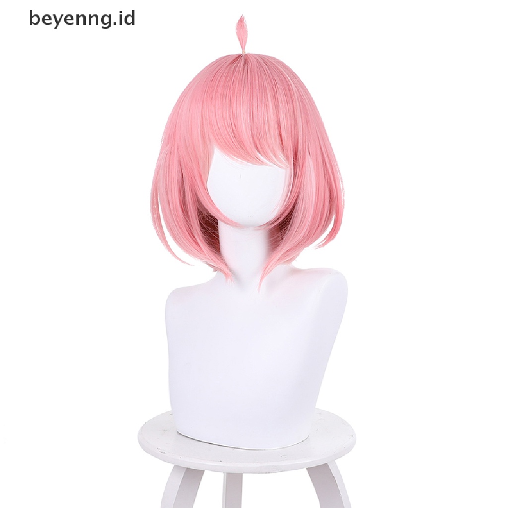 Beyen Karakter Anime Pink Cosplay Wig Halloween Party Props Cosplay Wig Decor ID