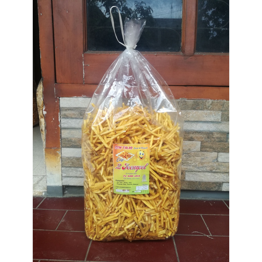 

[3 Kg] Stik Talas/Bentoel Gurih Camilan Murah Enak Snack Jajan 1 Bal