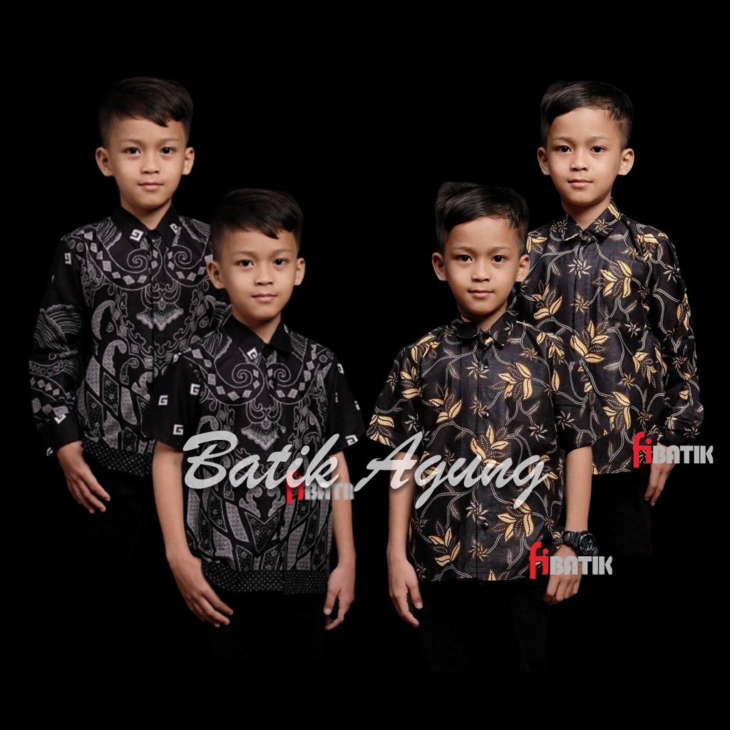 Batik Couple Anak Kids Laki Laki Cowok Usia 2-13 Tahun Batik Pesta Kondangan Formal Kasual Anak Modern Terbaru Premium Murah / TERBARU Couple sweet || couple batik ayah dan anak cowok BATIK HITAM BATIK Abu Batik Hijau sage Keren Original Batik Agung