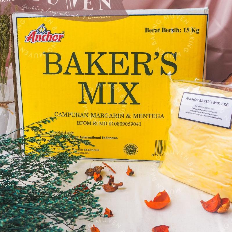 

☼ ANCHOR BAKERS MIX BUTTER BLEND 1 KG / BAKER CAMPURAN MENTEGA ۝