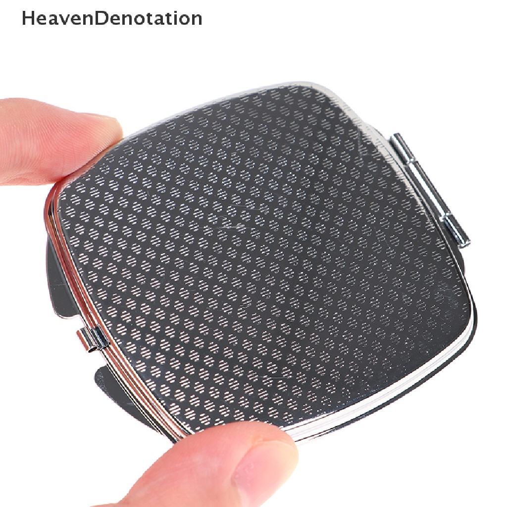 [HeavenDenotation] Compact Makeup Mirror Cermin Make Up Saku Bulat Pembesar Kosmetik HDV